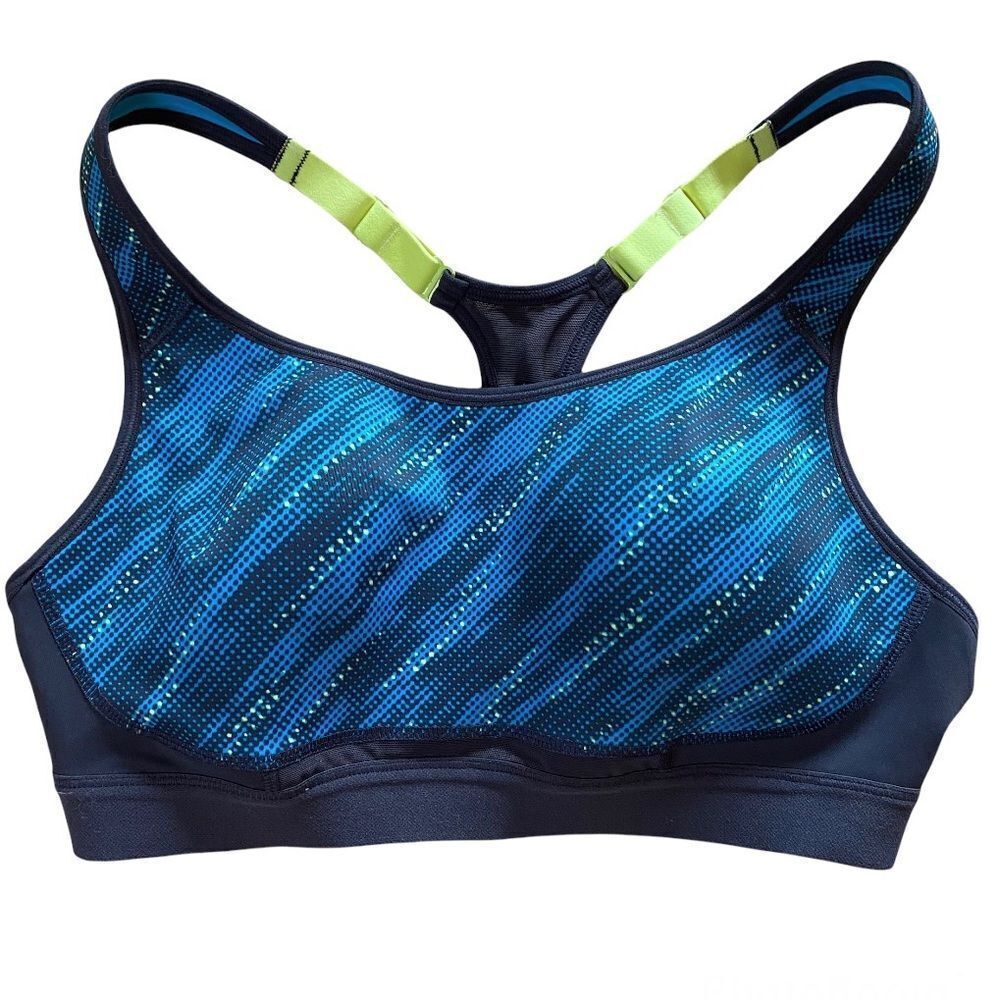 Champion C9 Sports Bra Power Core Compression Duo Dry Adj Straps Sz L